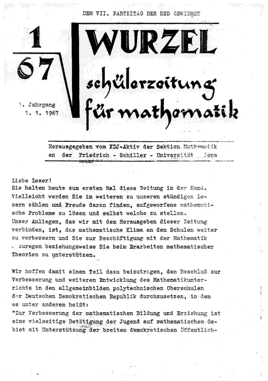 Die Wurzel Januar 1967