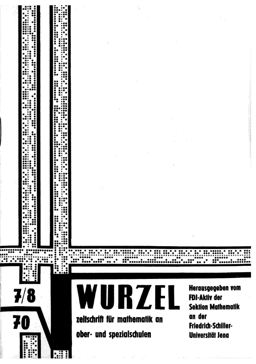 Die Wurzel Juli/August 1970