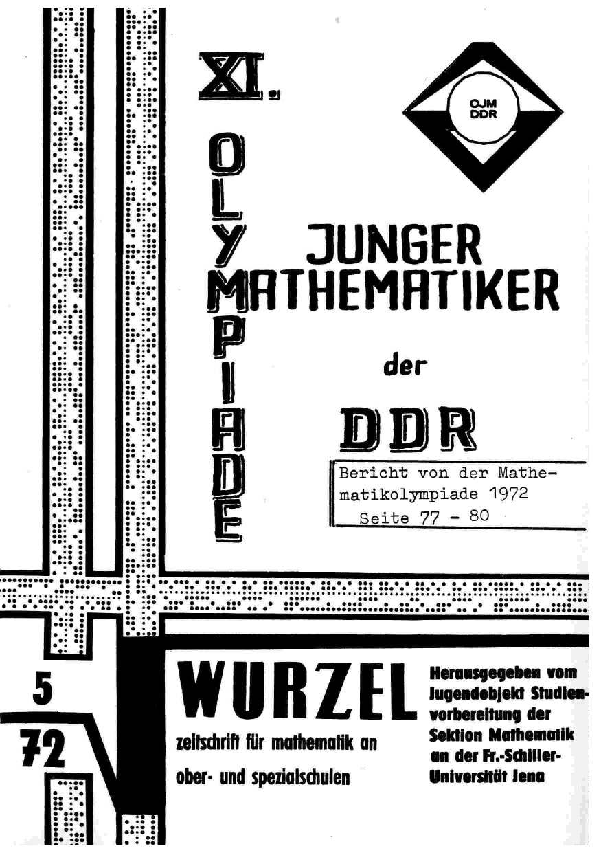 Die Wurzel Mai 1972