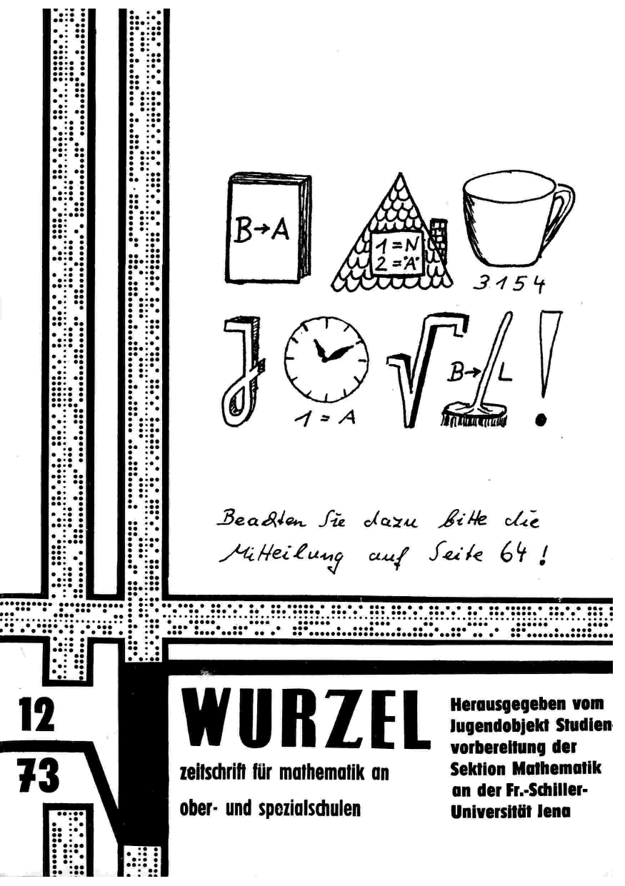 Die Wurzel Dezember 1973