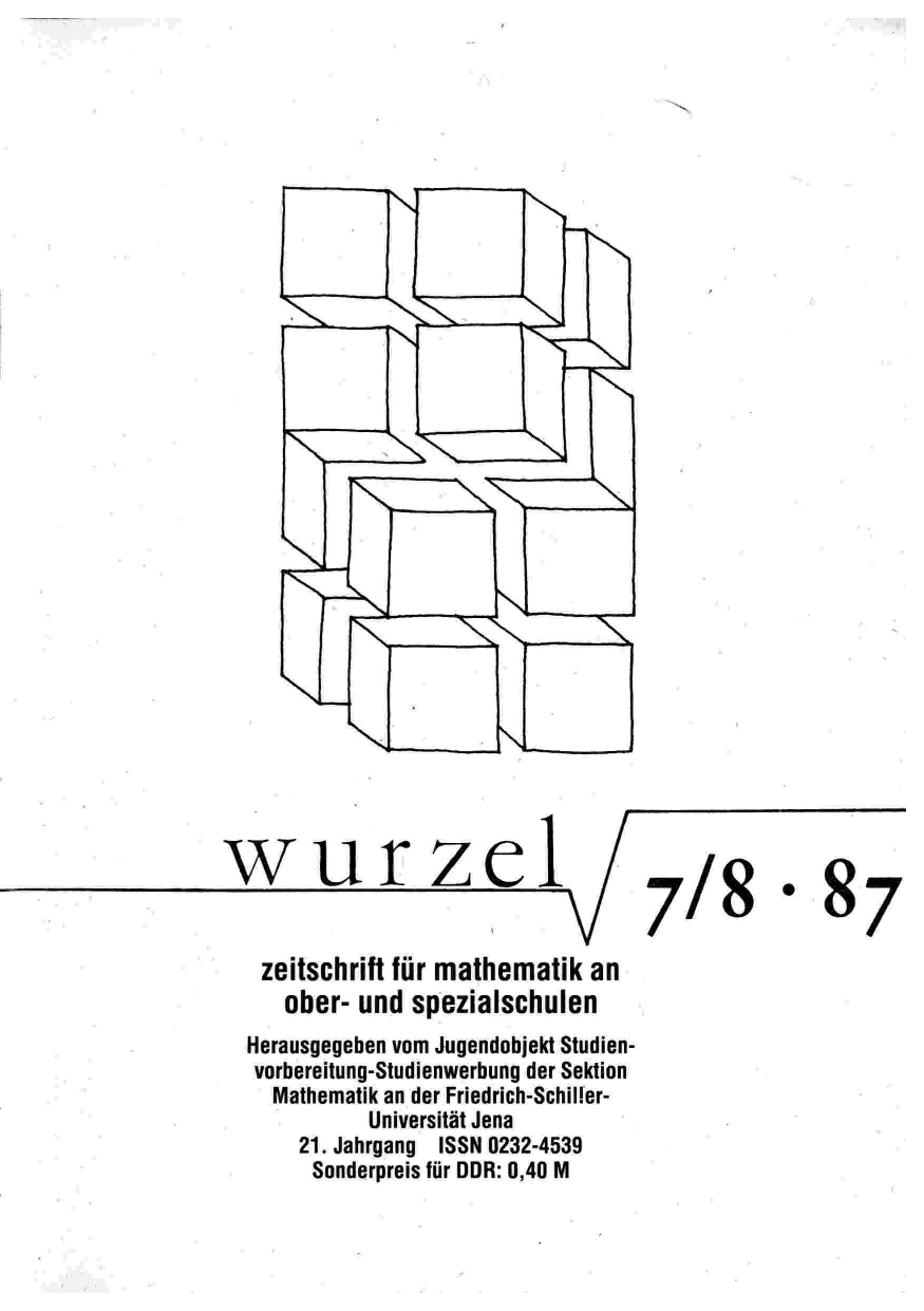 Die Wurzel Juli/August 1987