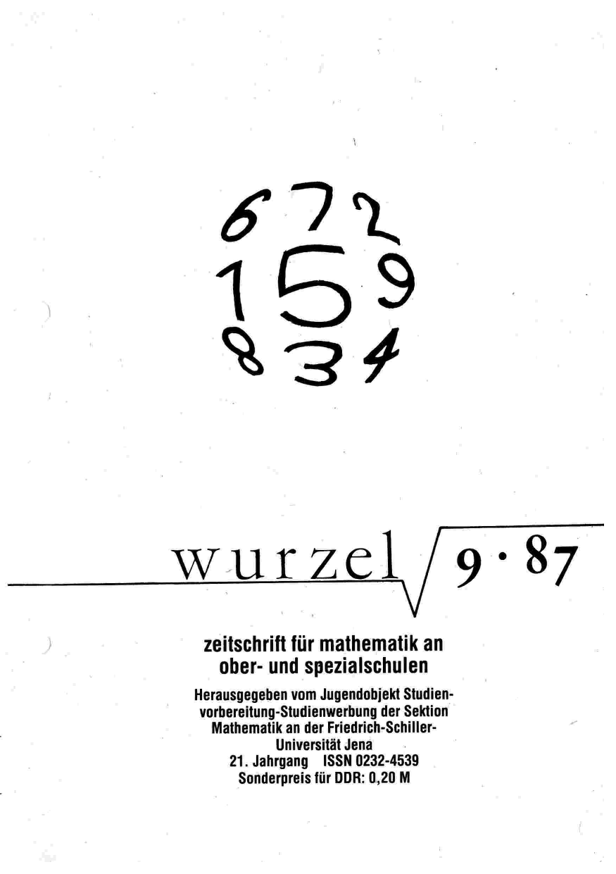 Die Wurzel September 1987