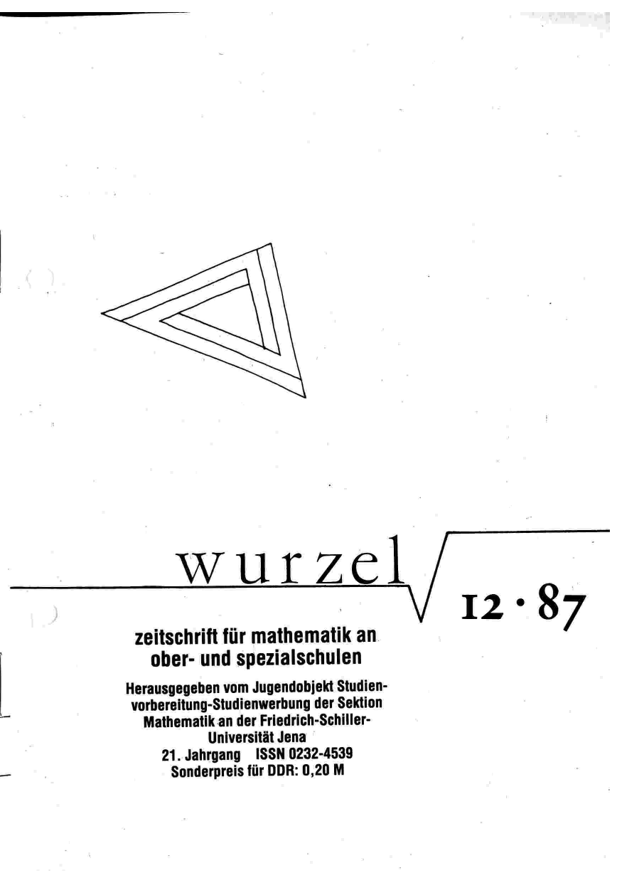 Die Wurzel Dezember 1987