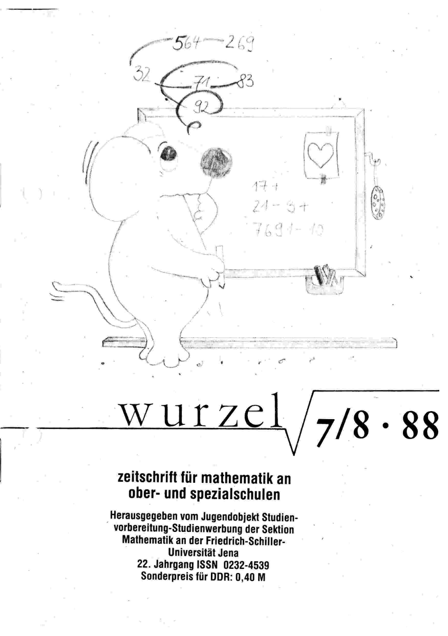 Die Wurzel Juli/August 1988