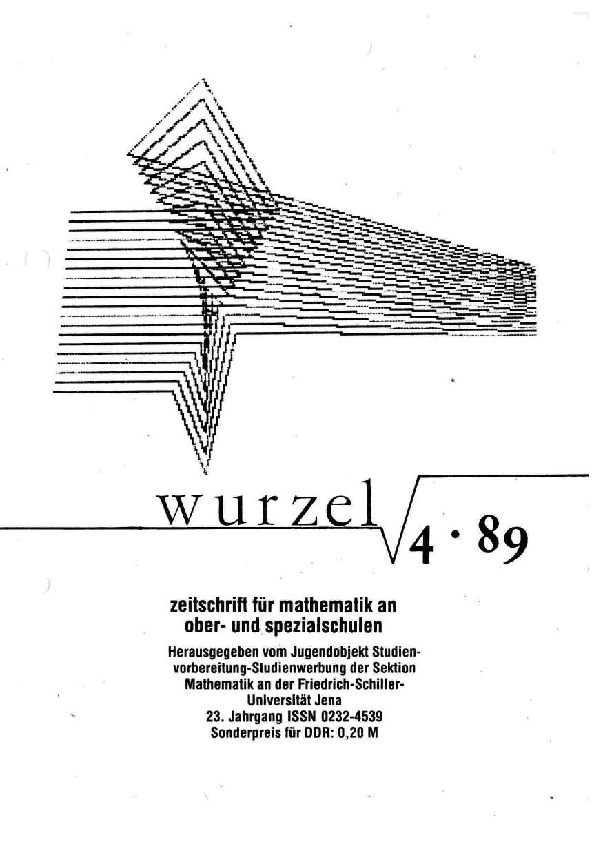 Die Wurzel April 1989