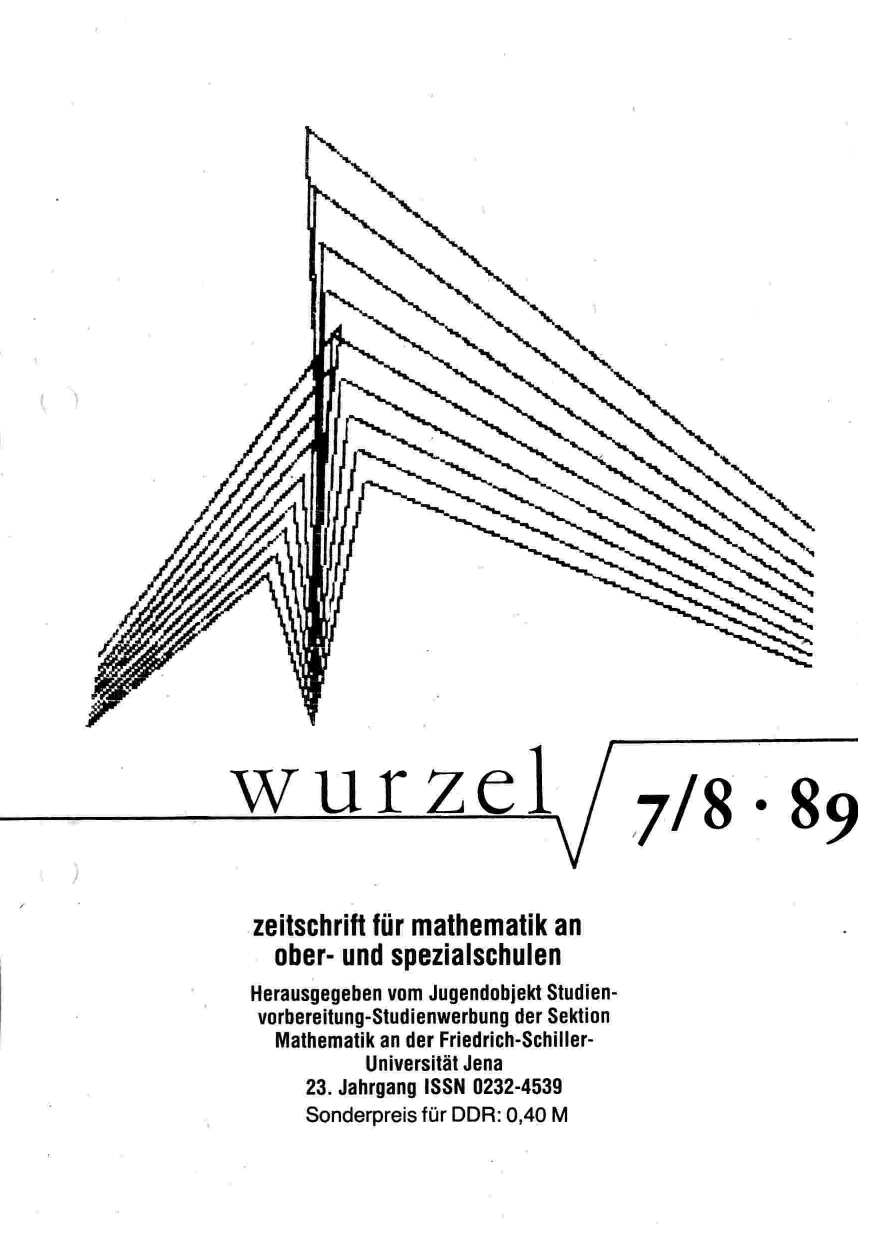 Die Wurzel Juli/August 1989