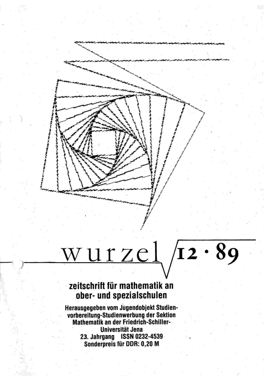 Die Wurzel Dezember 1989