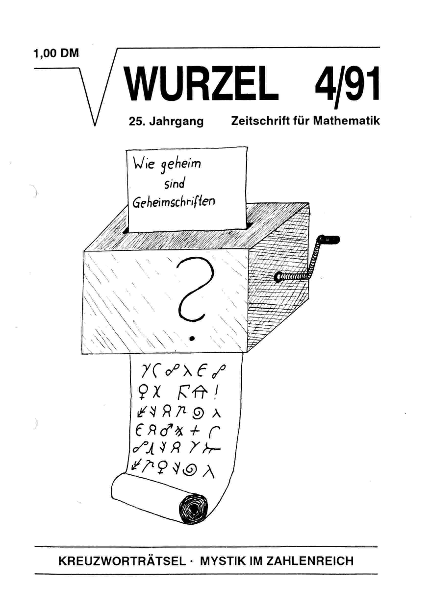 Die Wurzel April 1991