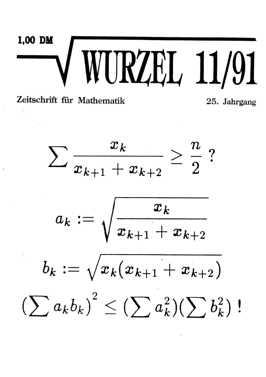Die Wurzel November 1991