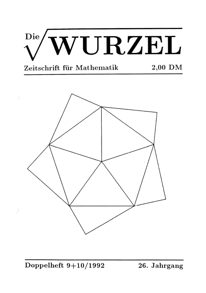 Die Wurzel September/Oktober 1992