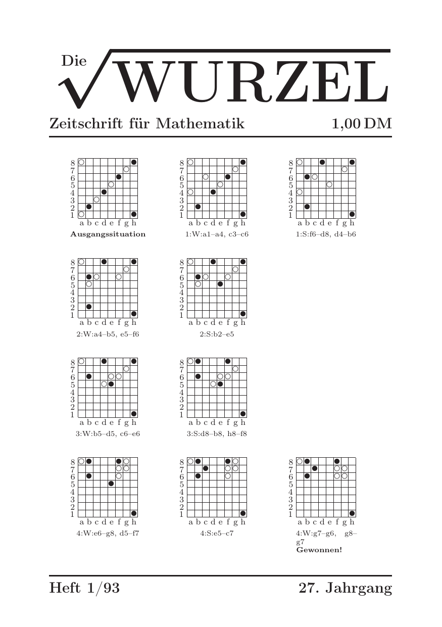 Die Wurzel Januar 1993