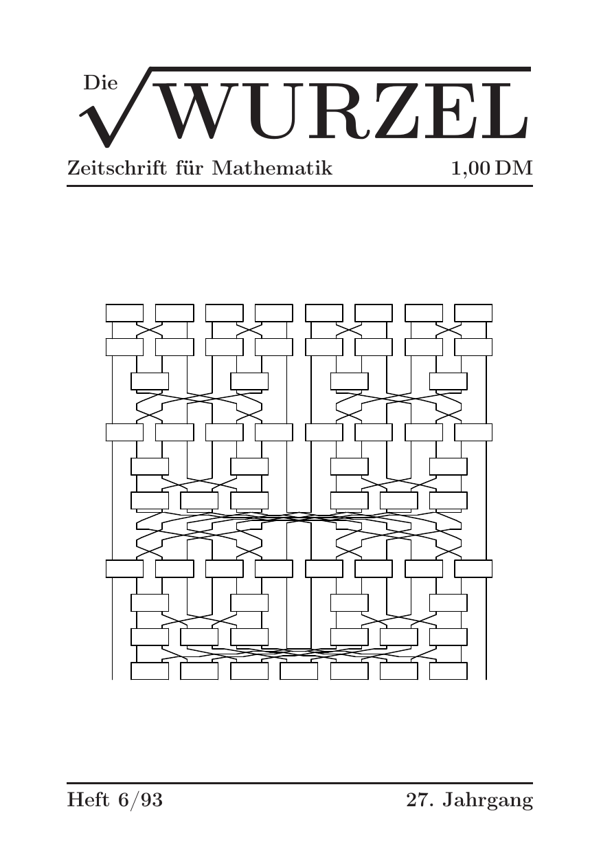 Die Wurzel Juni 1993