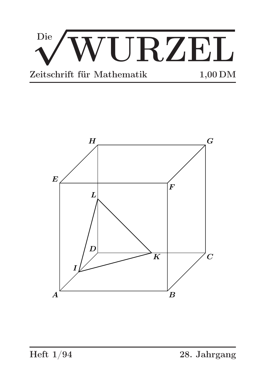 Die Wurzel Januar 1994