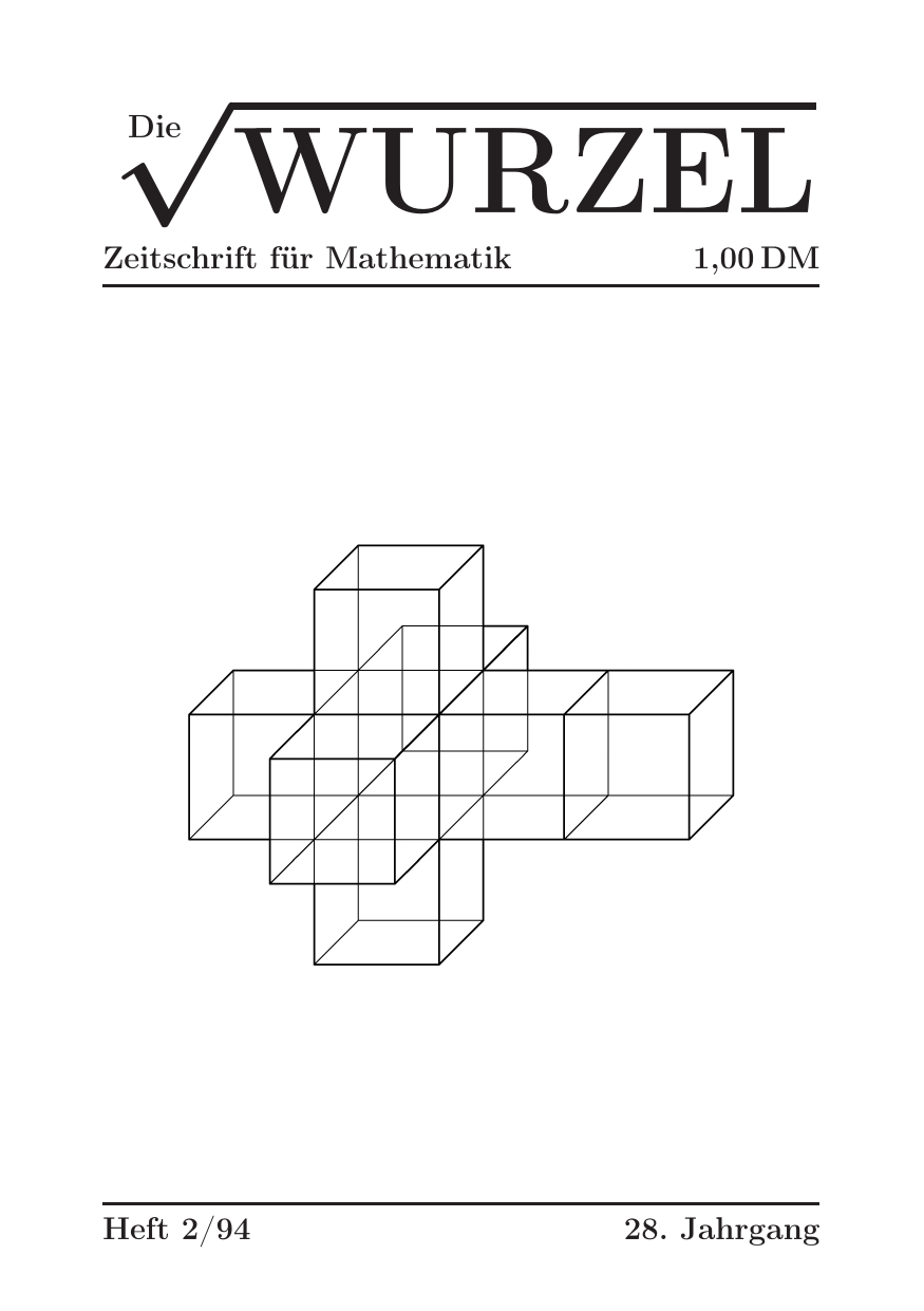 Die Wurzel Februar 1994