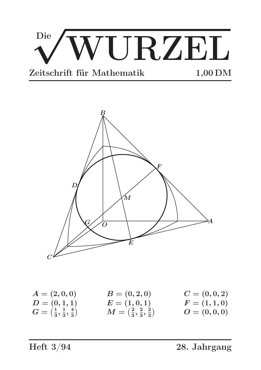 Die Wurzel März/April 1994