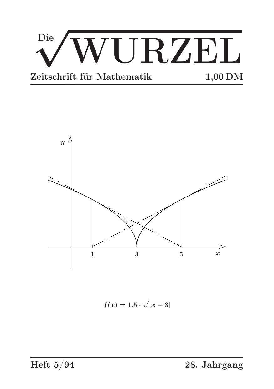 Die Wurzel Mai 1994
