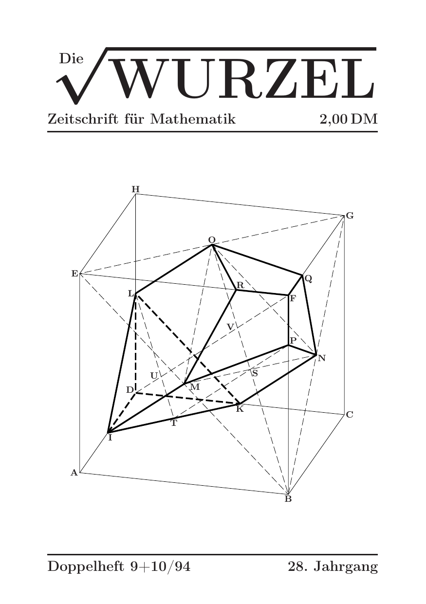 Die Wurzel September/Oktober 1994
