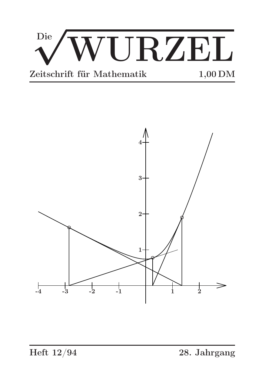 Die Wurzel Dezember 1994