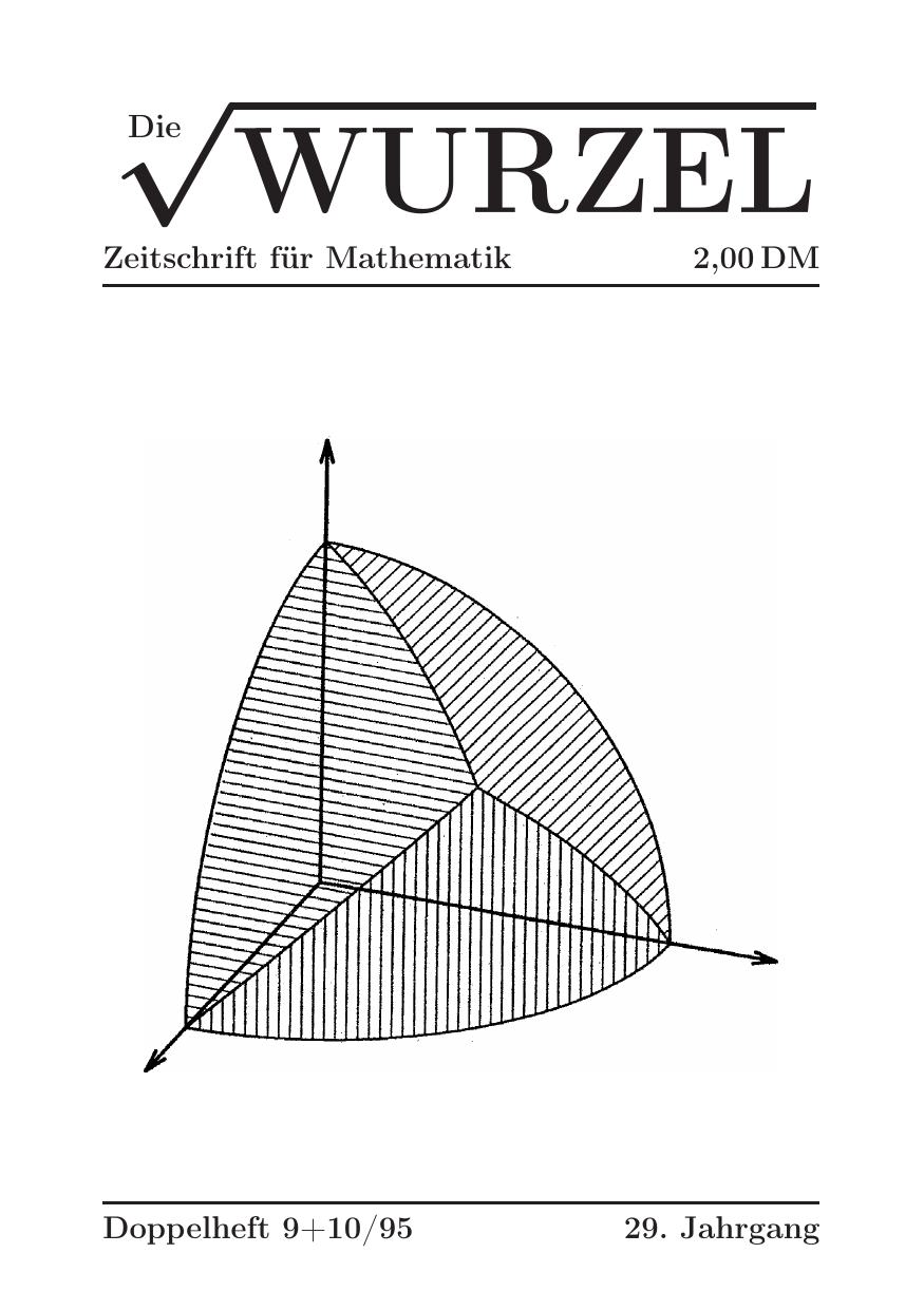 Die Wurzel September/Oktober 1995