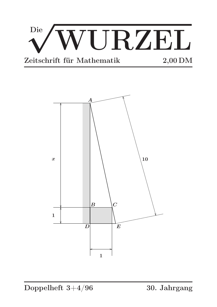 Die Wurzel März/April 1996