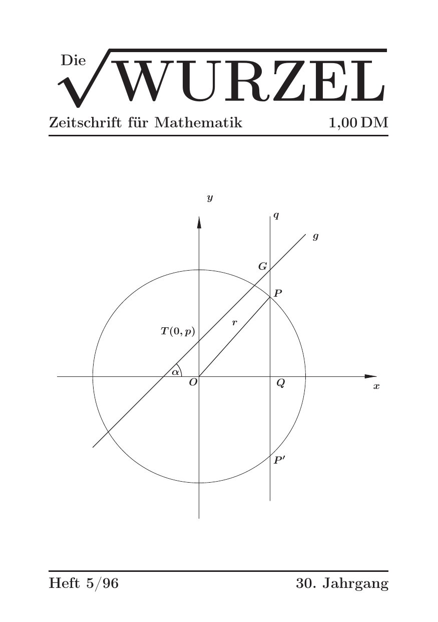 Die Wurzel Mai 1996