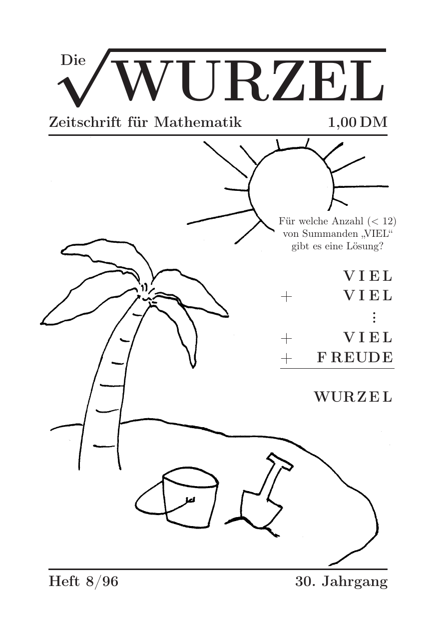 Die Wurzel August 1996