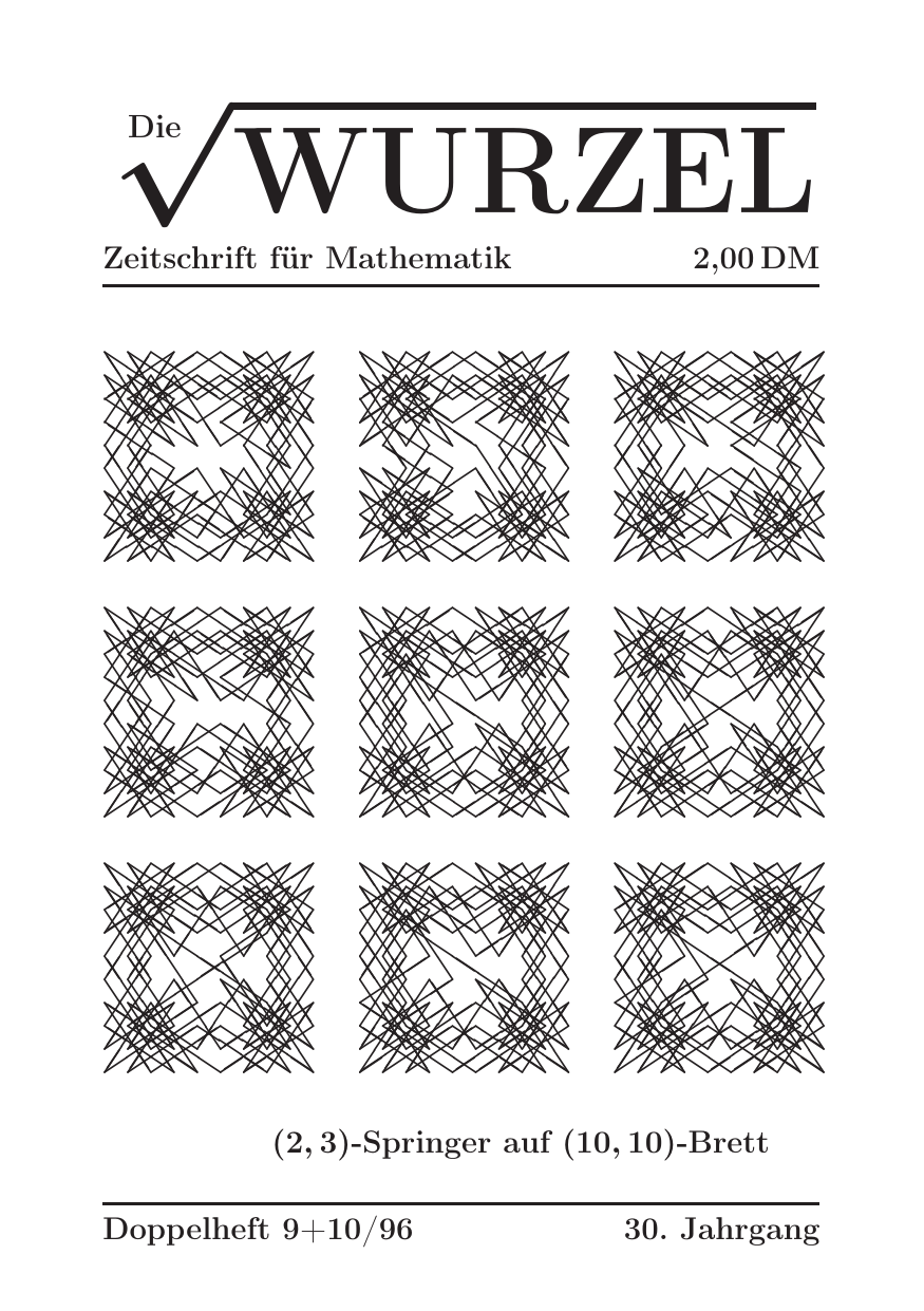 Die Wurzel September/Oktober 1996