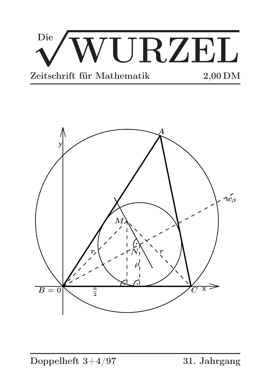Die Wurzel März/April 1997