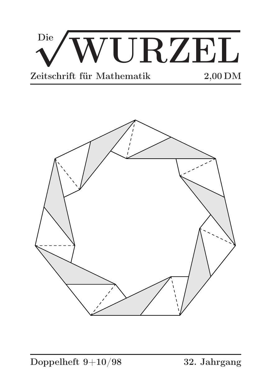 Die Wurzel September/Oktober 1998
