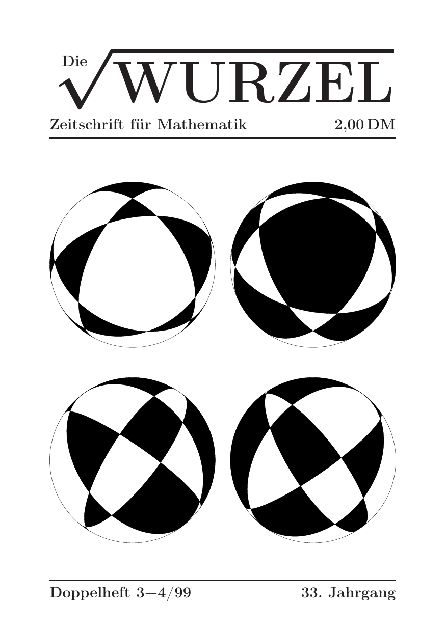 Die Wurzel März/April 1999