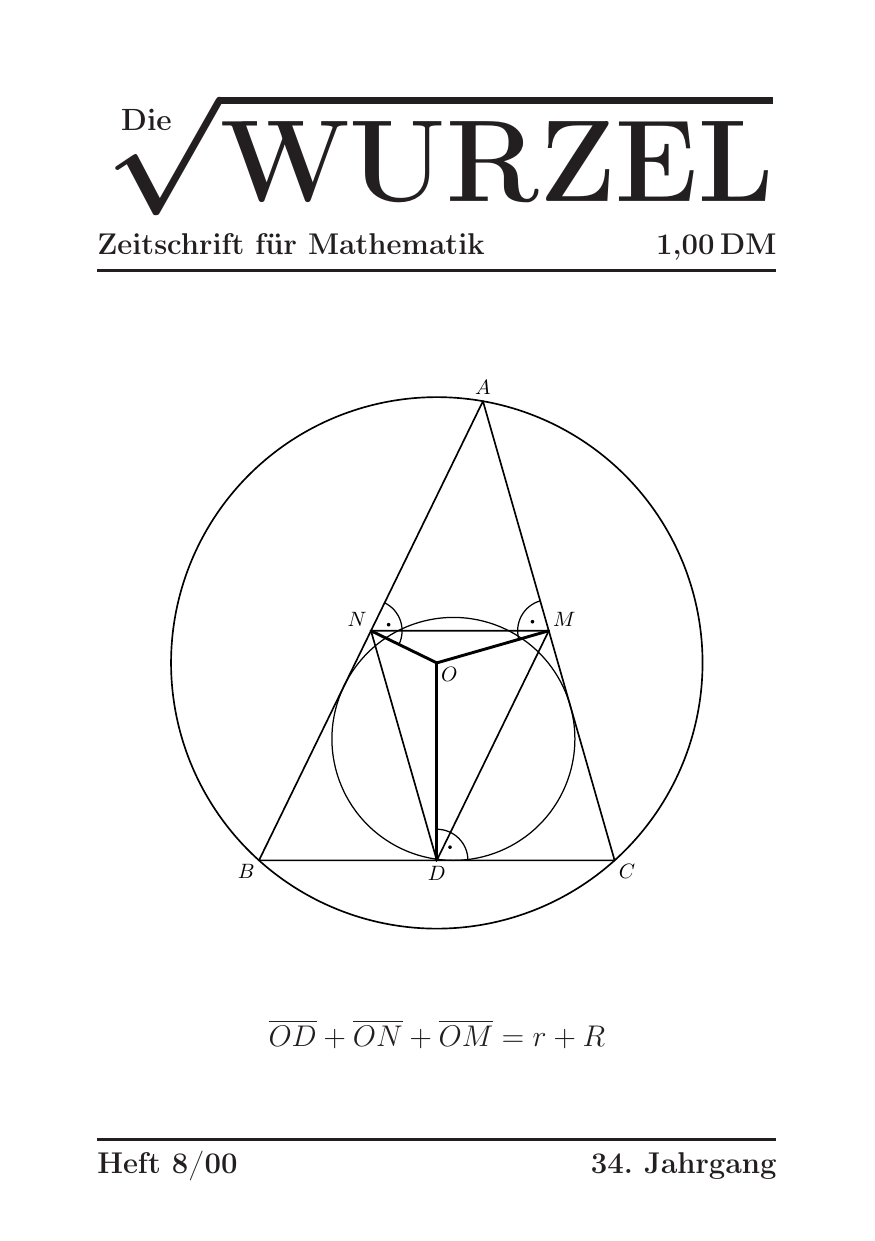 Die Wurzel August 2000