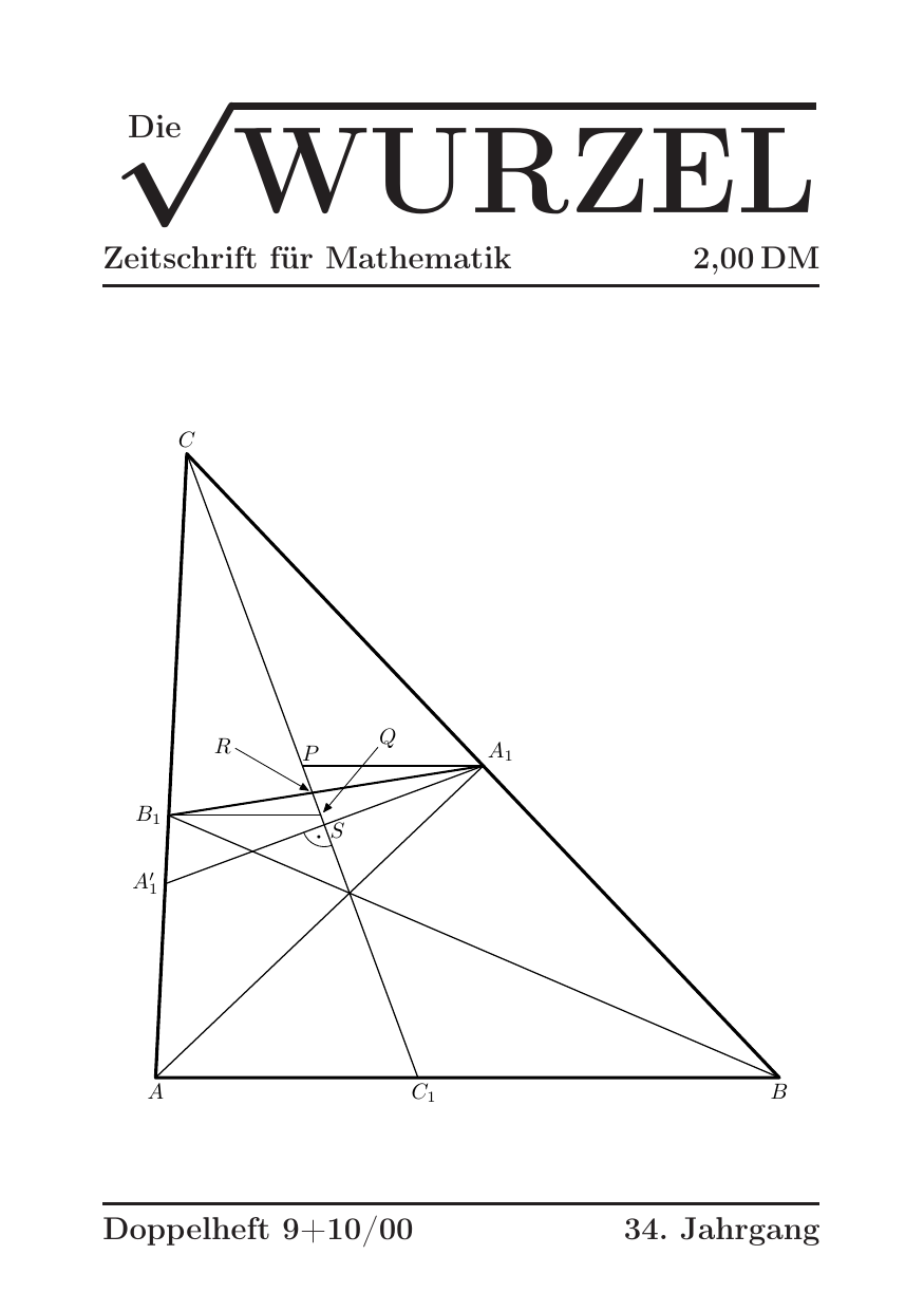 Die Wurzel September/Oktober 2000