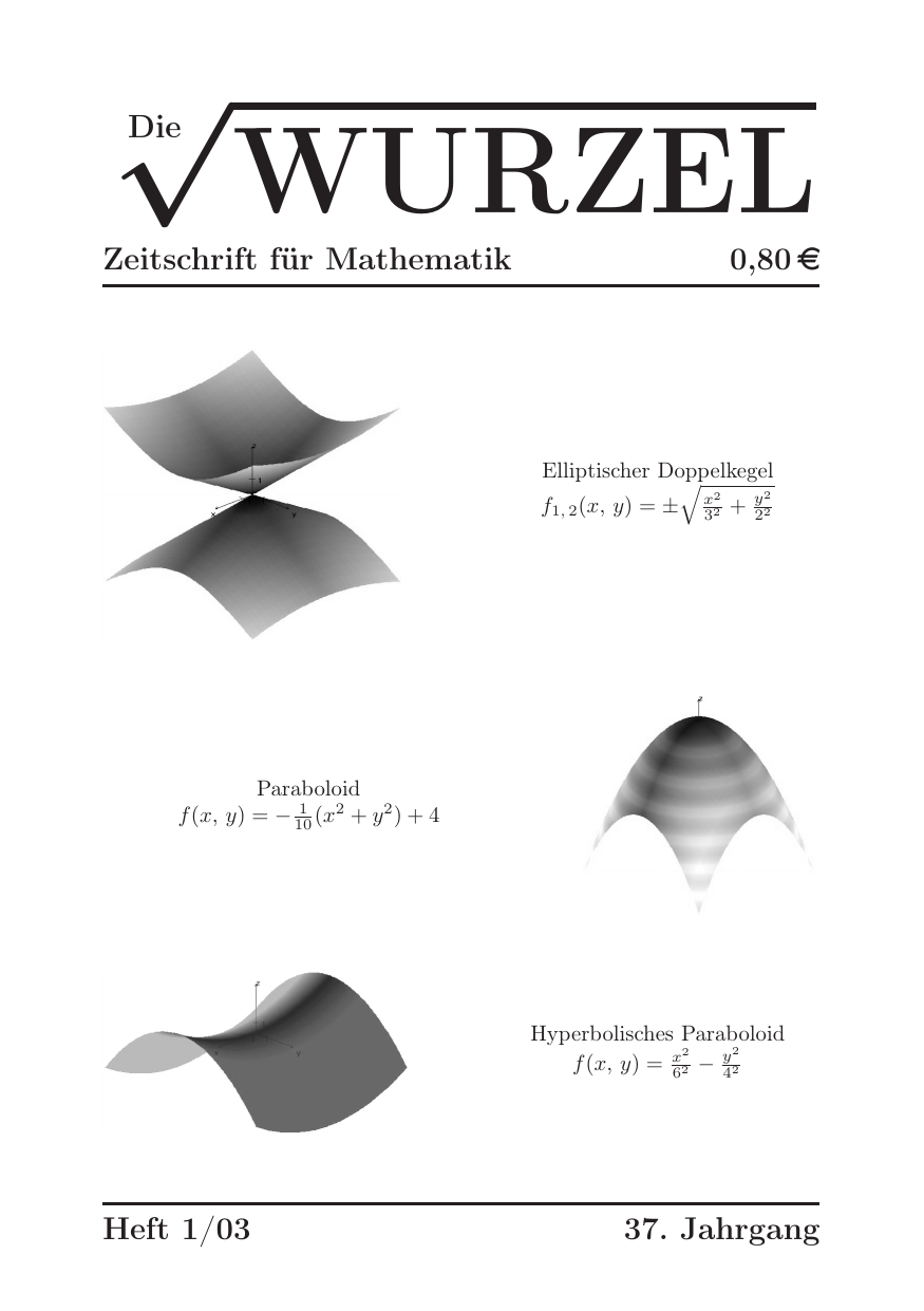 Die Wurzel Januar 2003