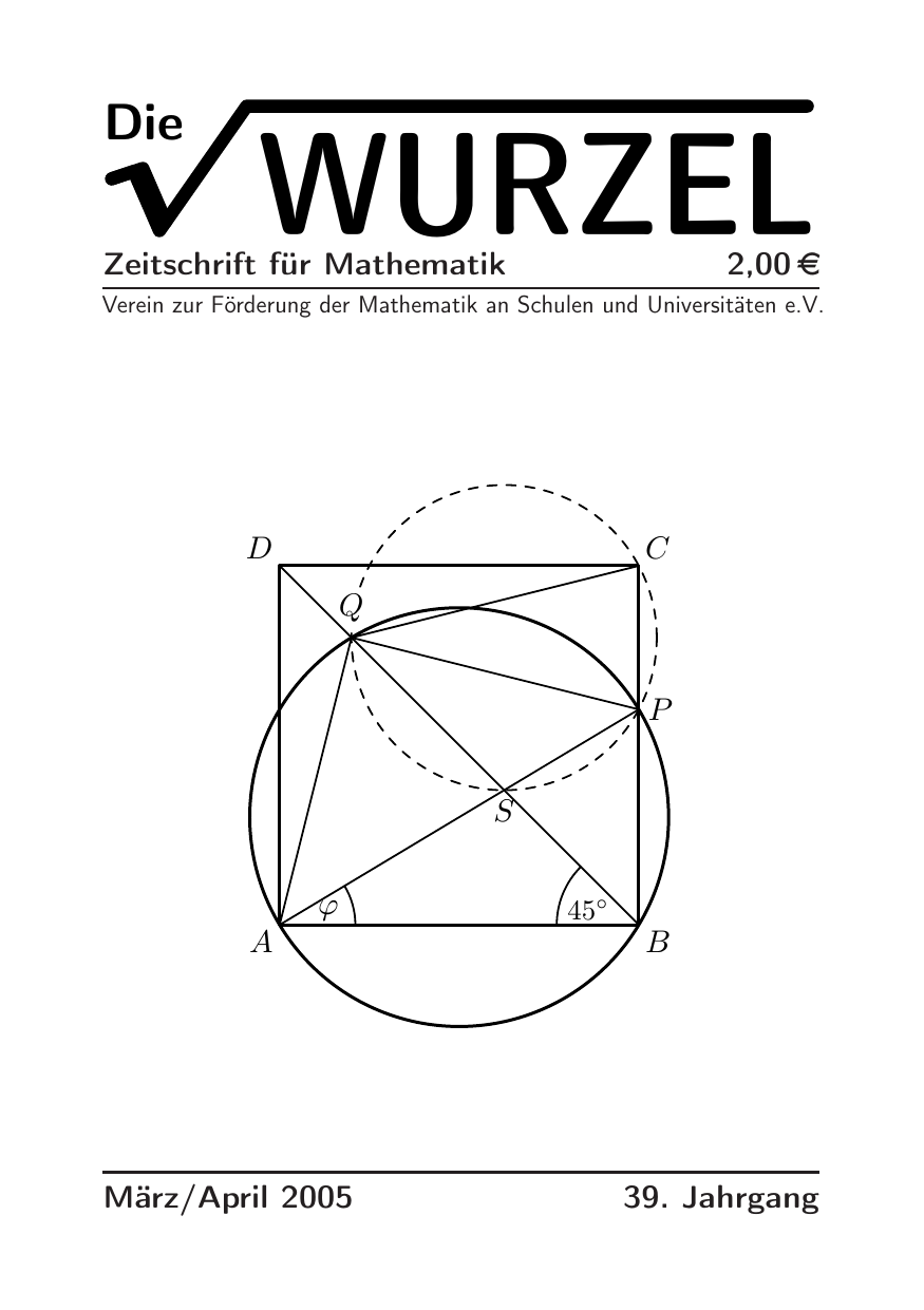 Die Wurzel März/April 2005