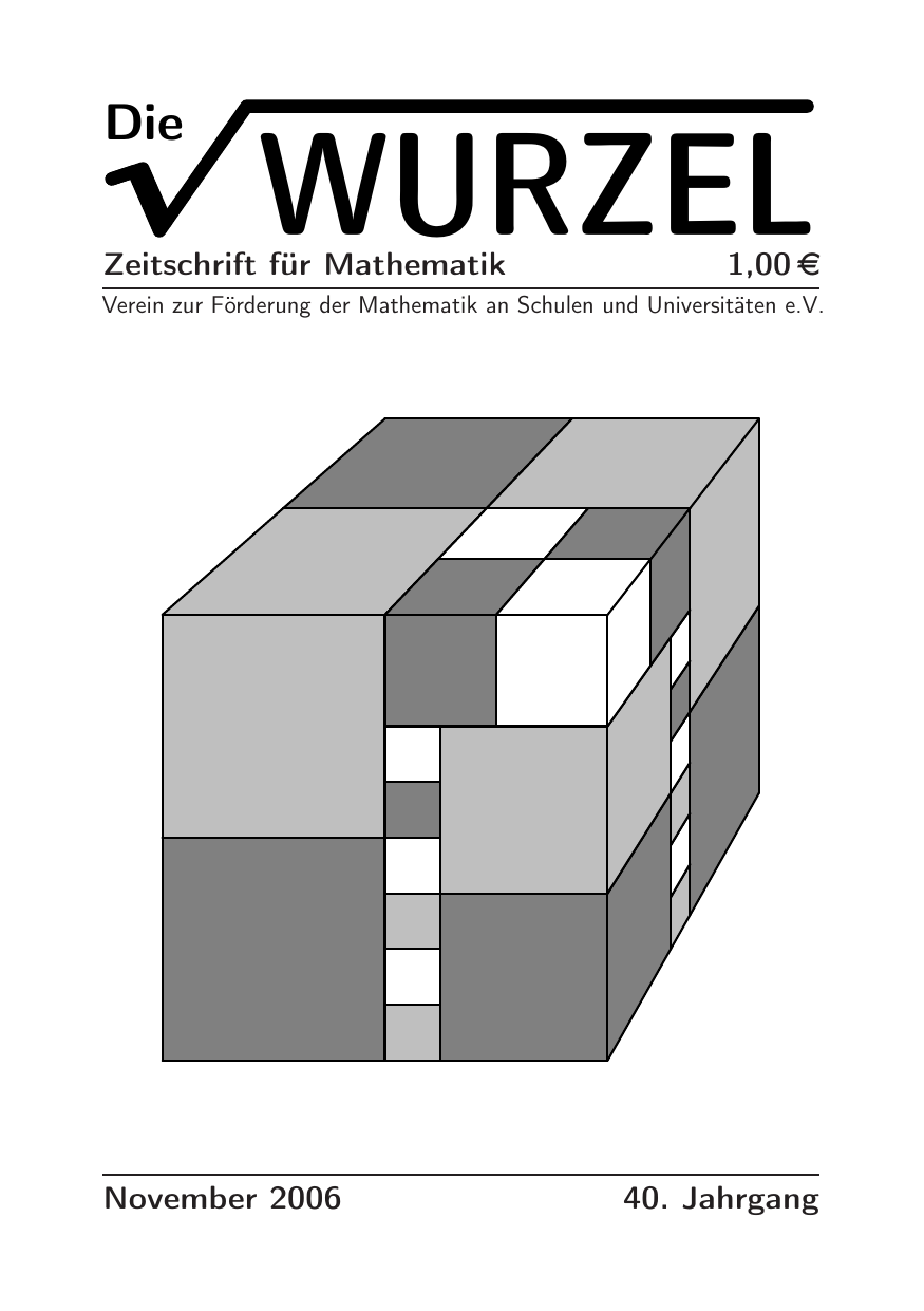 Die Wurzel November 2006