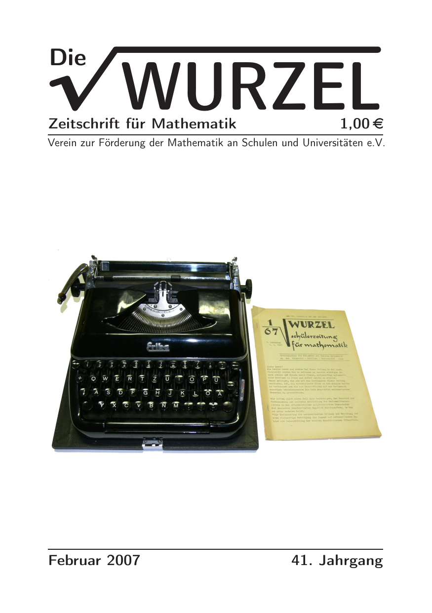 Die Wurzel Februar 2007