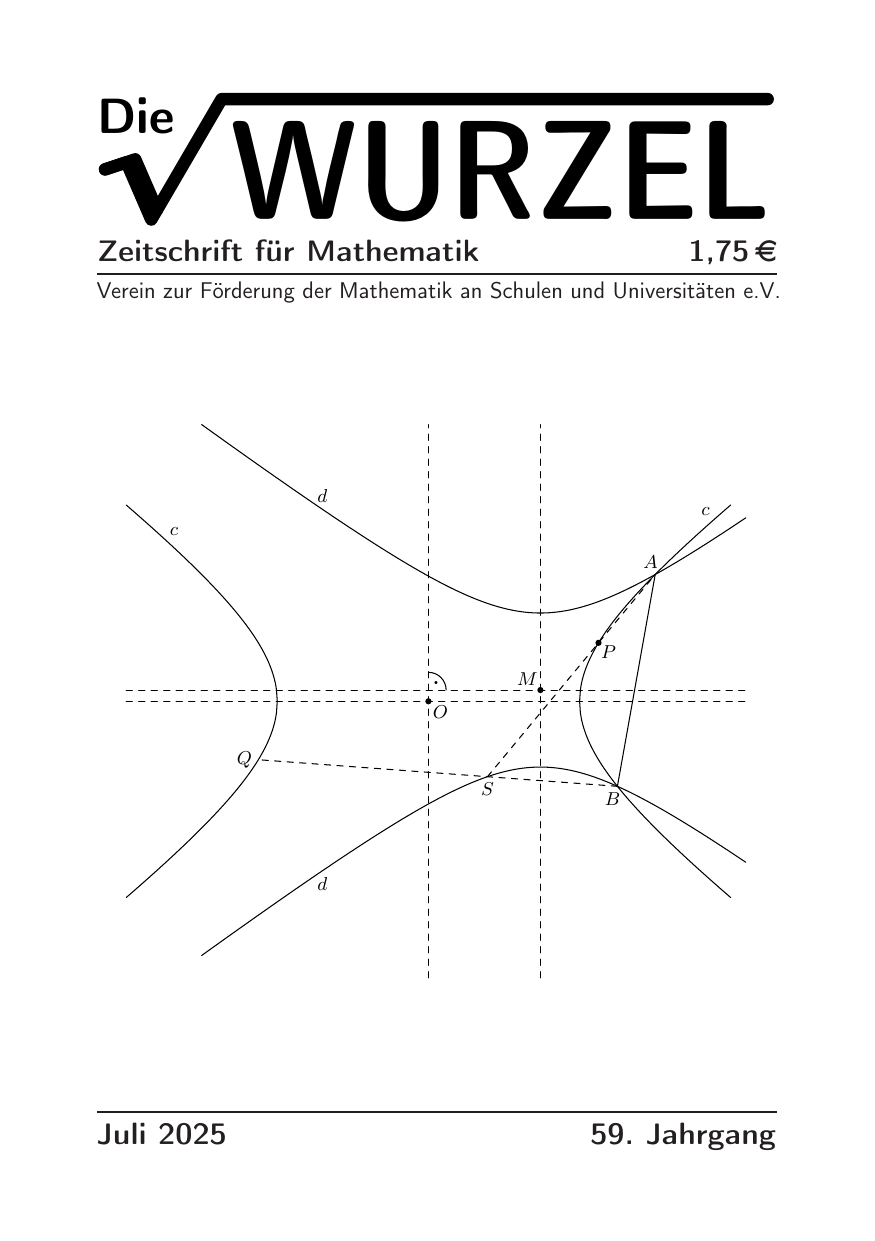 Die Wurzel Juli 2025
